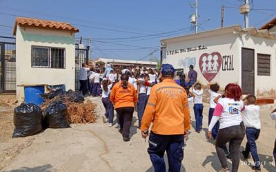 En el marco de celebración del Día Internacional de la Protección Civil, PCAD Maracaibo desarrolla simulacro de desalajo en escuela de Fe y Alegria