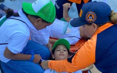 Protección Civil Maracaibo recibió en sus instalaciones a los niños del Plan Vacacional 2024